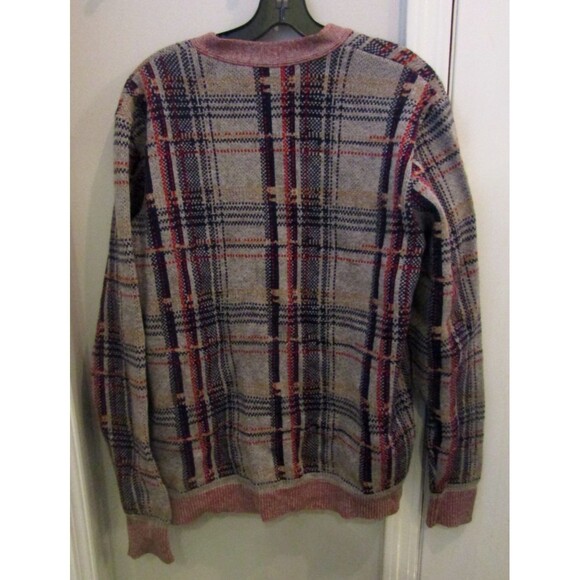 UNDERCOVER Co LTD Cardigan Vintage Plaid Japan Wool Cashmere Sweater Size L - Picture 3 of 5